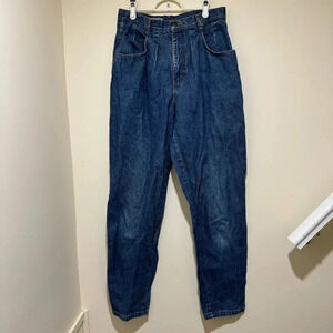 Women’s Vintage 90’s Blue Zone Brand High Waisted Baggy Denim Jeans  No Size Tag